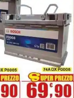 Maury's Batterie Auto Bosch 74A DX PO008 offerta