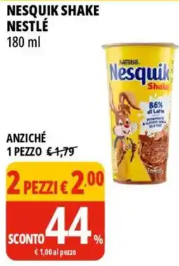 Tigros Nesquik shake nestlé offerta