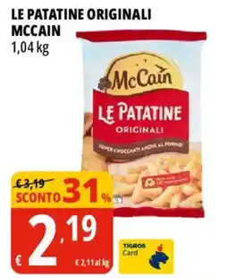 Tigros Le patatine originali mccain offerta