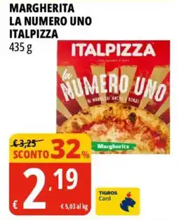 Tigros Margherita la numero uno italpizza offerta