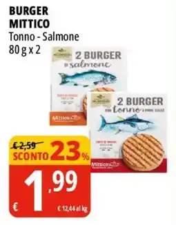 Tigros Burger mittico offerta