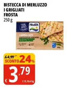 Tigros Bistecca di merluzzo i grigliati frosta offerta