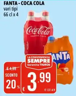 Tigros Fanta - coca cola offerta
