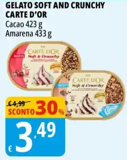 Tigros Gelato soft and crunchy carte d'or offerta