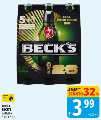 Tigros Birra beck's offerta