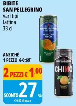 Tigros Bibite san pellegrino offerta