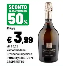 Iper La Grande Gasparetto valdobbiadene prosecco superiore offerta