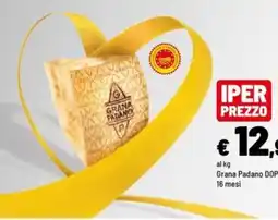 Iper La Grande Grana Padano DOP offerta