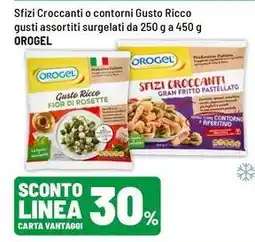 Iper La Grande Sfizi Croccanti o contorni Gusto Ricco surgelati Orogel offerta
