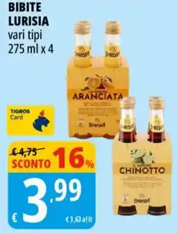 Tigros Bibite lurisia offerta