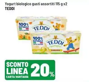 Iper La Grande Yogurt biologico Teddi offerta