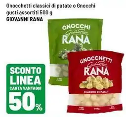 Iper La Grande Gnocchetti classici di patate o Gnocchi Giovanni Rana offerta
