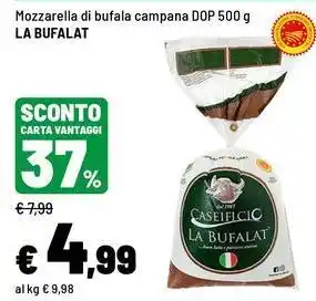 Iper La Grande Mozzarella di bufala campana DOP La Bufalat offerta