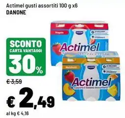 Iper La Grande Actimel Danone offerta
