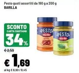Iper La Grande Pesto Barilla offerta