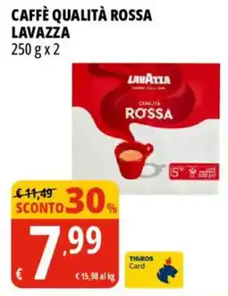 Tigros Caffè qualità rossa lavazza offerta