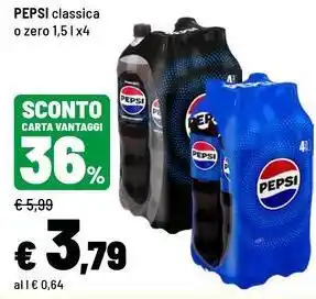 Iper La Grande Pepsi classica o zero offerta