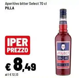 Iper La Grande Aperitivo bitter Select Pilla offerta