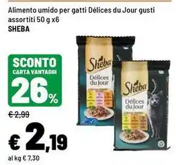 Iper La Grande Alimento umido per gatti Délices du Jour Sheba offerta