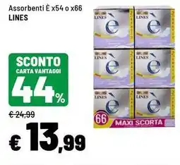Iper La Grande Assorbenti È Lines offerta