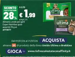Iper La Grande Alimento umido per gatti Expert Nutrition Affinity offerta