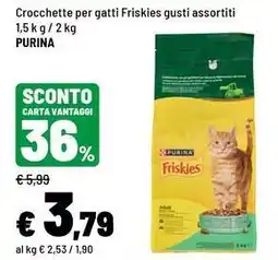 Iper La Grande Crocchette per gatti Friskies Purina offerta