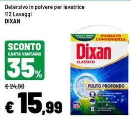 Iper La Grande Detersivo in polvere per lavatrice Dixan offerta