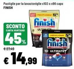 Iper La Grande Pastiglie per la lavastoviglie Finish offerta