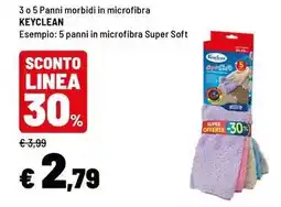 Iper La Grande 305 Panni morbidi in microfibra Keyclean offerta
