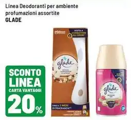Iper La Grande Linea Deodoranti per ambiente profumazioni Glade offerta