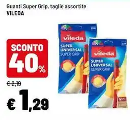 Iper La Grande Guanti Super Grip Vileda offerta