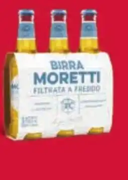 Conad Birra moretti filtrata a freddo offerta