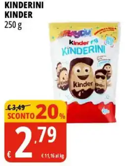 Tigros Kinderini kinder offerta