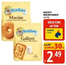 Tigros Biscotti mulino bianco offerta