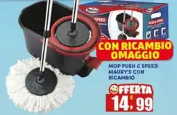 Maury's Mop push speed maury's con ricambio offerta