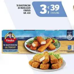 Vivo Supermercati 18 bastoncini di merluzzo findus offerta