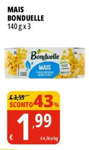 Tigros Mais bonduelle offerta