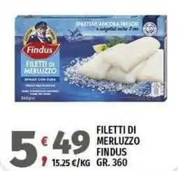 Vivo Supermercati Filetti di merluzzo findus offerta