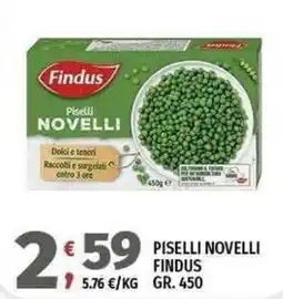 Vivo Supermercati Piselli novelli findus offerta