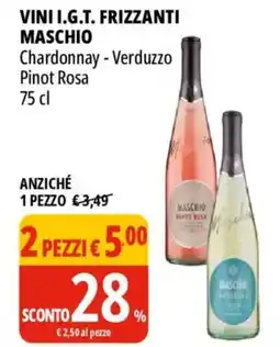 Tigros Vini i.g.t. frizzanti maschio offerta