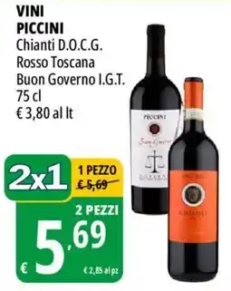 Tigros Vini piccini offerta