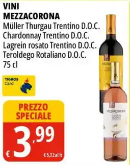 Tigros Vini mezzacorona offerta