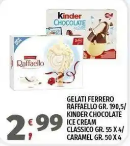 Vivo Supermercati Gelati ferrero raffaello offerta