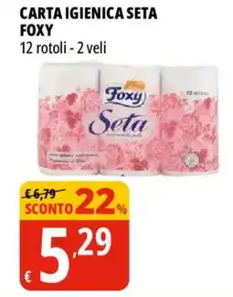 Tigros Carta igienica seta foxy offerta