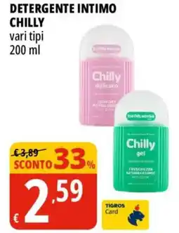 Tigros Detergente intimo chilly offerta