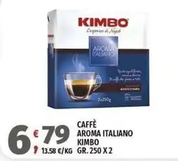 Vivo Supermercati Caffè aroma italiano kimbo offerta