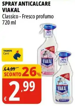 Tigros Spray anticalcare viakal offerta