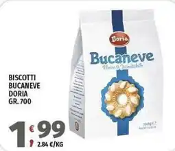 Vivo Supermercati Biscotti bucaneve doria offerta
