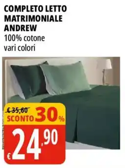 Tigros Completo letto matrimoniale andrew offerta