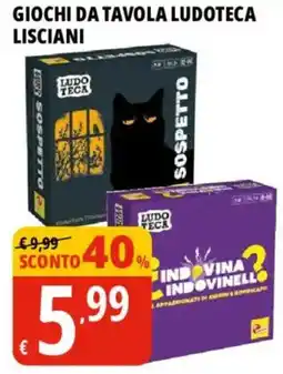 Tigros Giochi da tavola ludoteca lisciani offerta